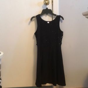 Black dress with sparkles